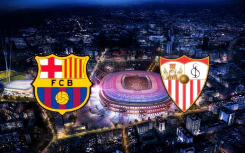 Матч Барселона Севилья полуфинала Кубка Испании по футболу 2021